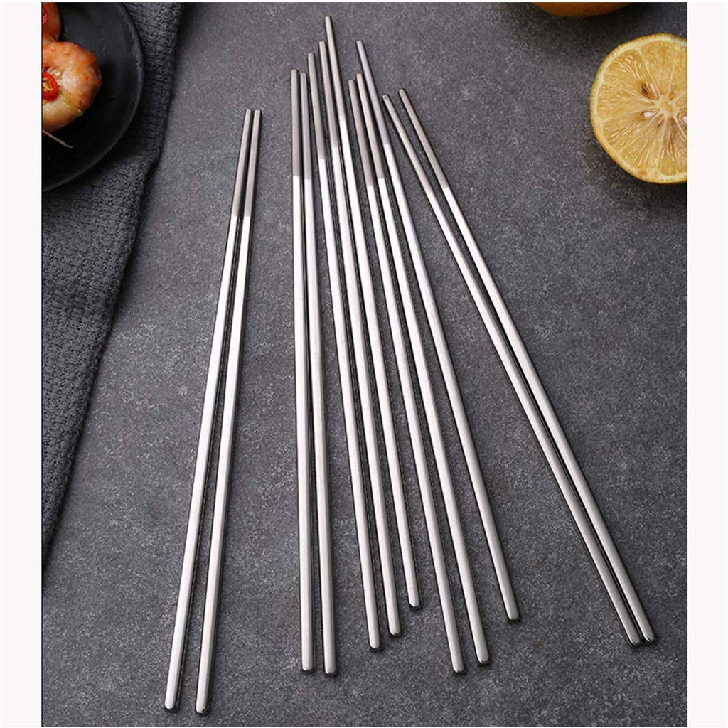 Amazon.com: Reusable Stainless Steel Chopsticks, 12 Pairs Metal