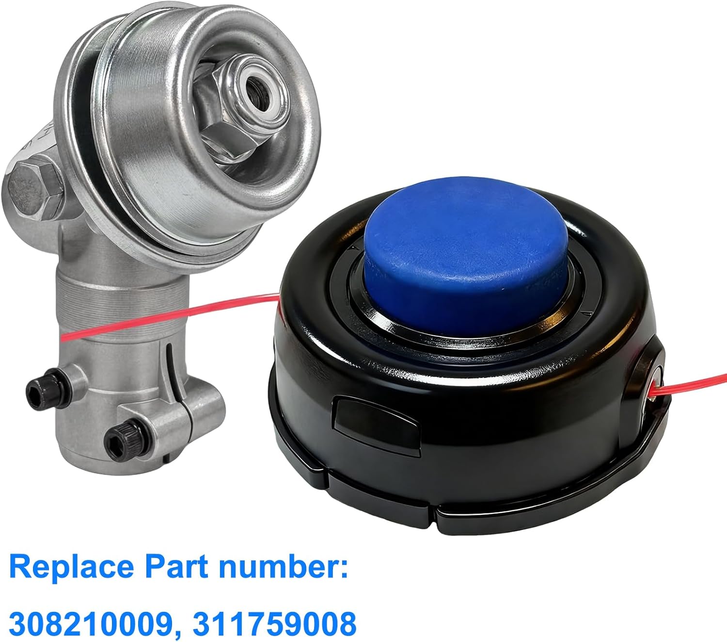 530096295 Trimmer Gear Head and T25 Trimmer Head Replacement view 6
