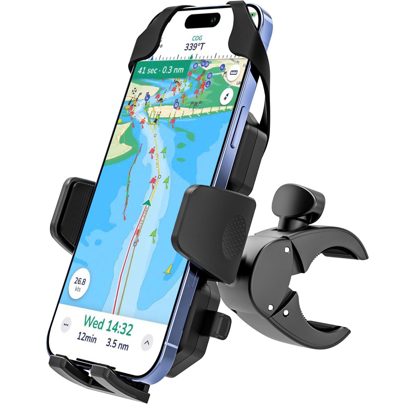 Amazon.com: Dosvsi Boat Phone Clamp Mount, [Strap Double