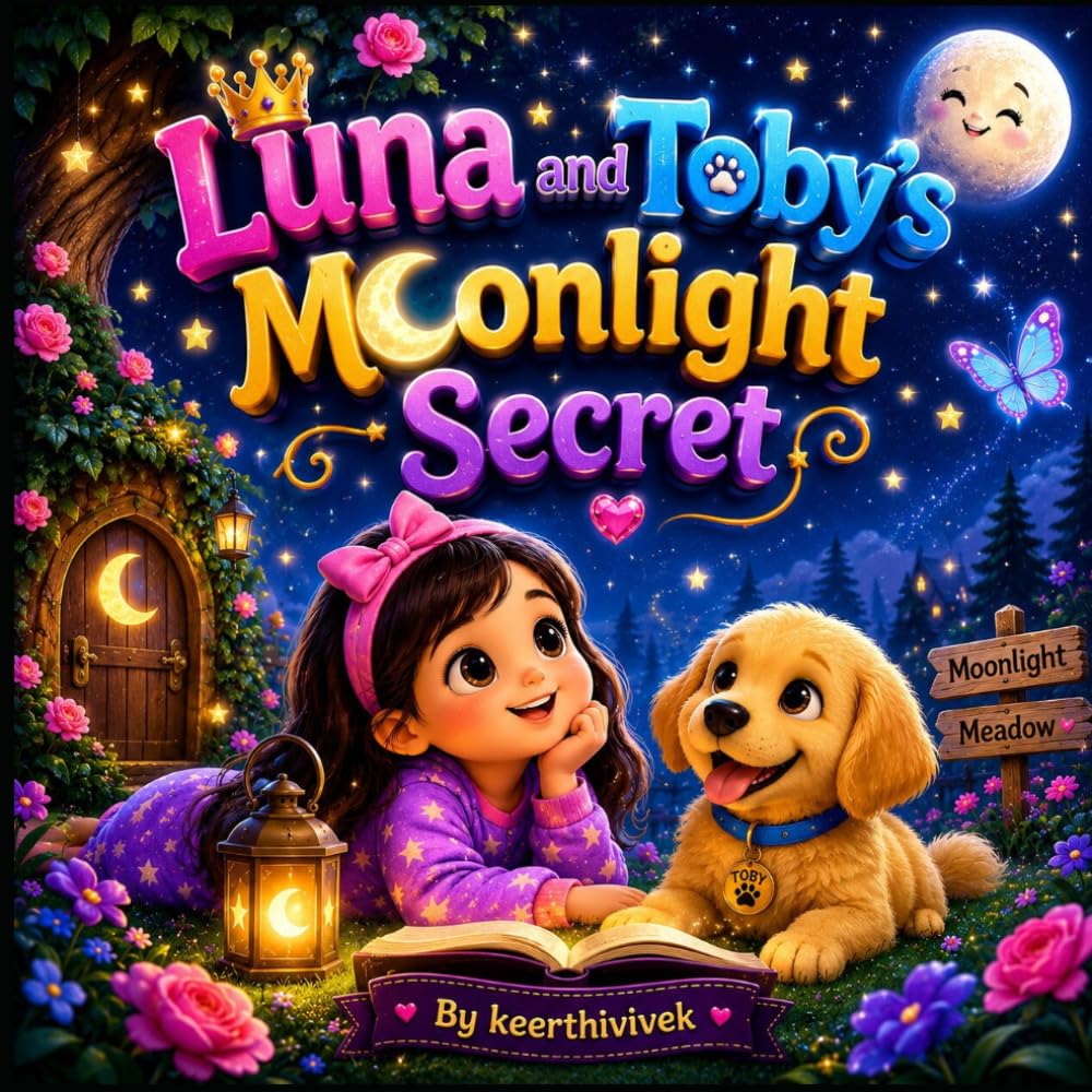 Luna and Toby's Moonlight Meadow Adventure: A Magical Bedtime Story About Kindness, Friendship, and Courage