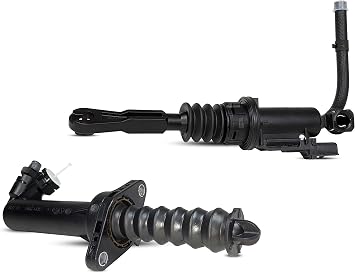 Clutch Master And Slave Cylinder compatible with Wrangler Sahara Rubicon Sport Unlimited X 70th Anniversary Sport Utility 4-Door 2-Door 2007-2016 3.6L V6 GAS DOHC 3.8L V6 GAS OHV...