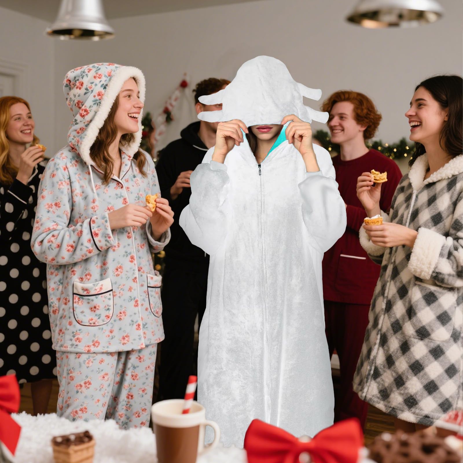Costume da Drago Onesie per Adulti Animali Onesie Pigiama per Uomini e Donne Halloween Cosplay Party Carnevale Natale