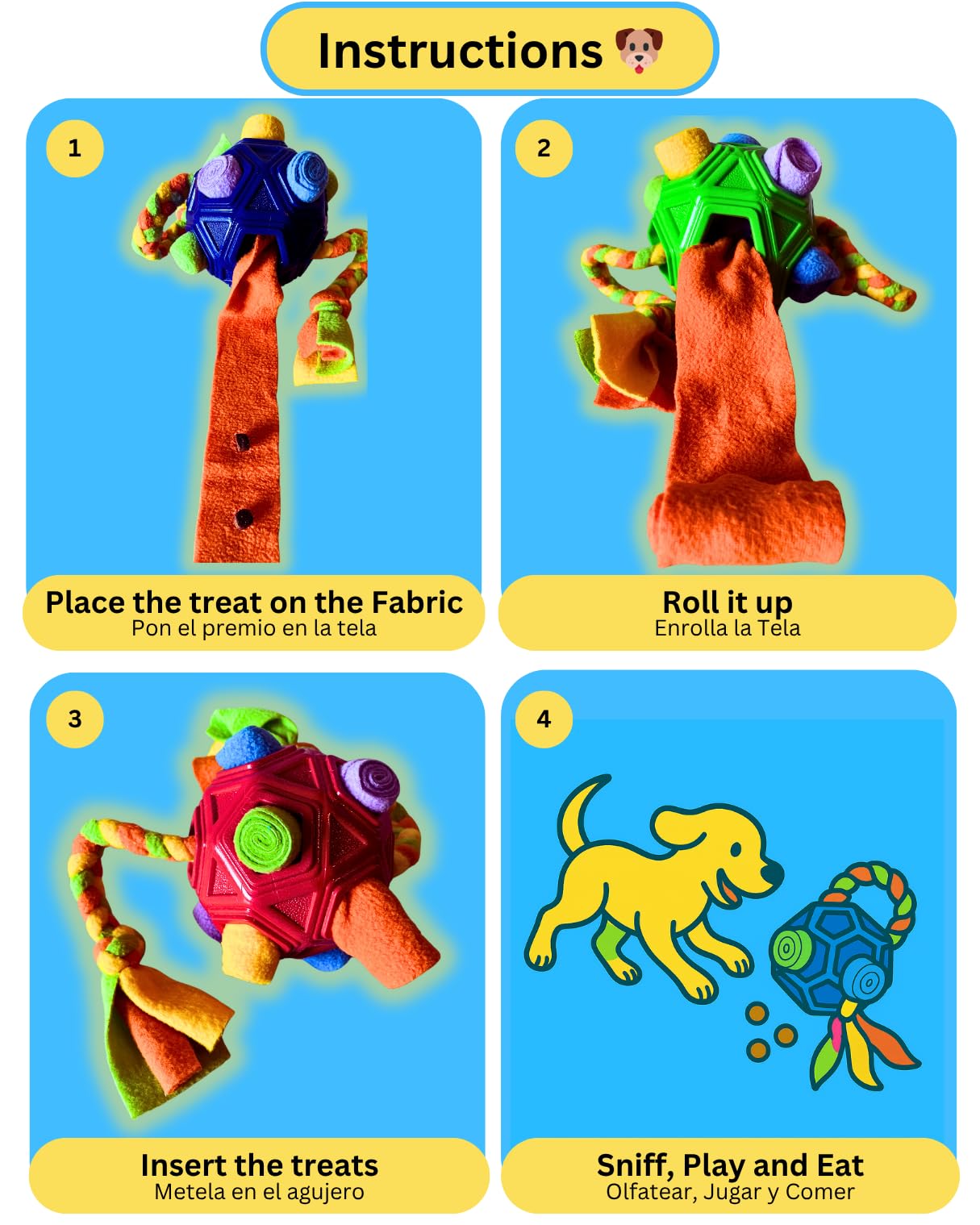 Gioco Interattivo Per Cani Indistruttibile - Dispenser Cibo Con Labirinto, Giochi Mentali E Olfattivi - Foto 3