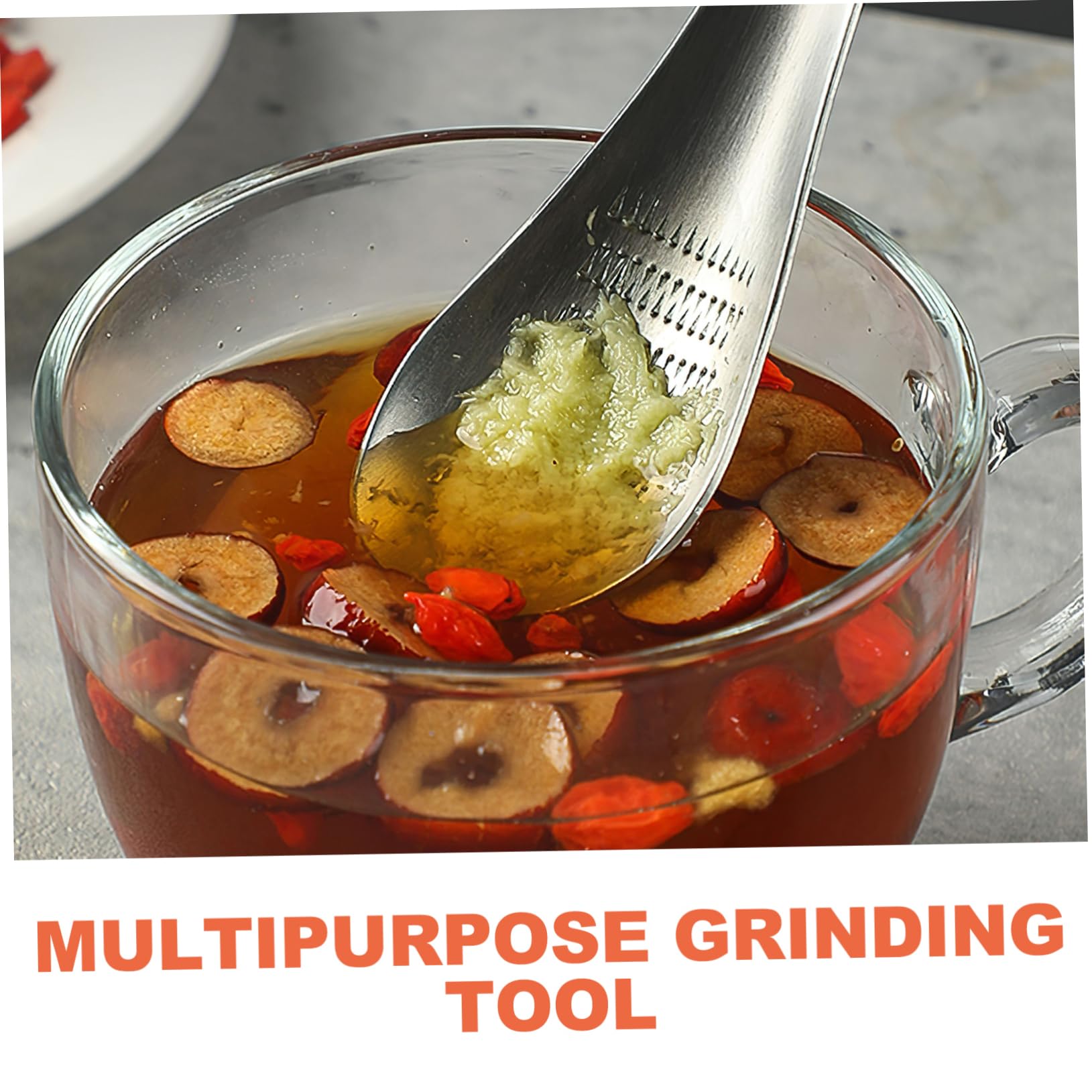 TIDTALEO 2Pcs Stainless Steel Ginger Grinders Manual Kitchen Tools for Easy Garlic Crushing Portable for Camping Rv Odorless Kitchen Supplies