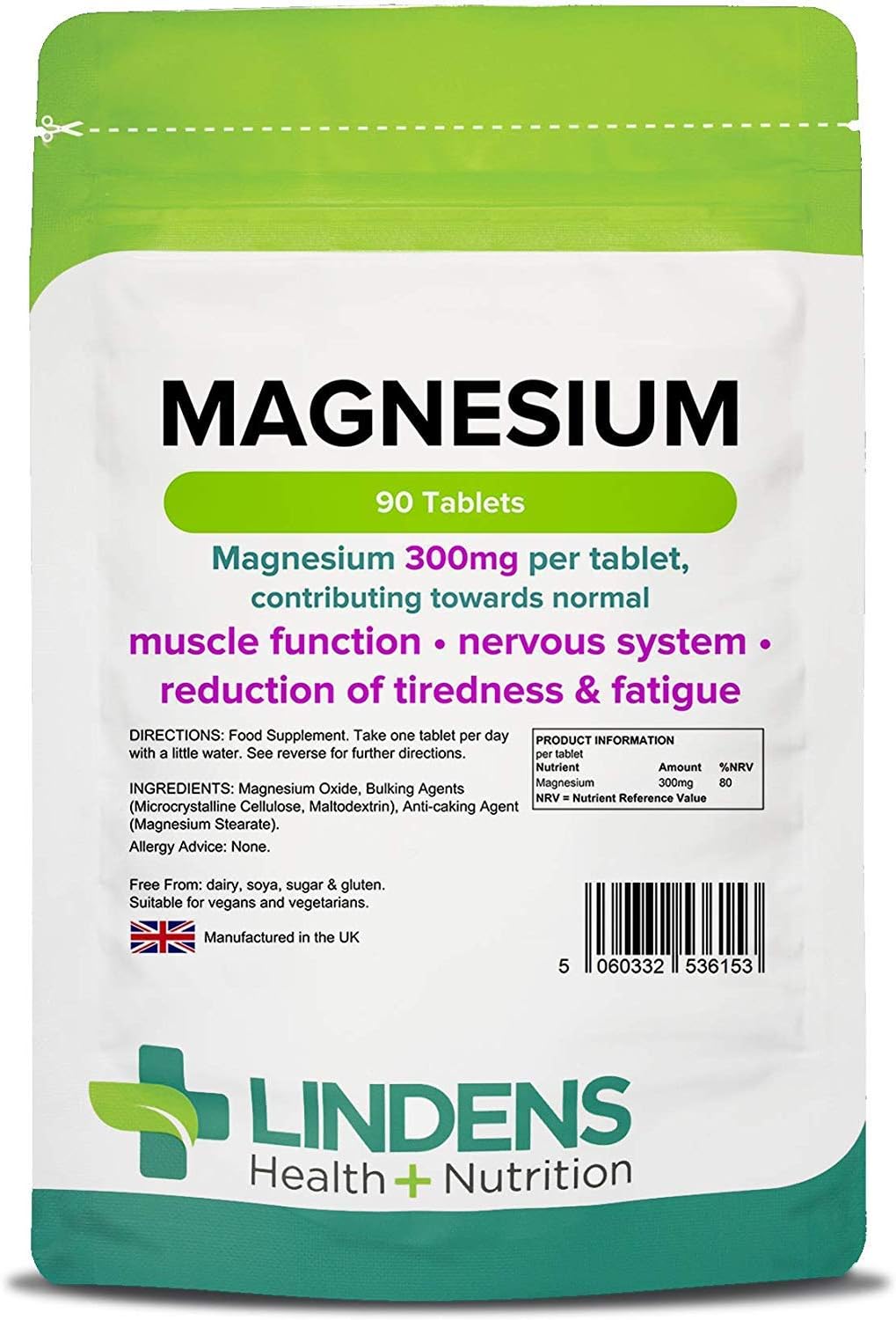 Magnesium Oxide 500mg DOUBLE PACK 180 Tablets Mineral Supplement