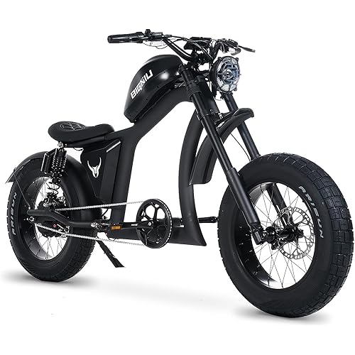 BG-X Electric Bike for Adults 1500W Brushless Motor with 48V/31.5Ah Battery, 34+ MPH Up to 40 Miles Range 20" *5" Fat TireFront/Rear Turn Signal, Dual Suspension