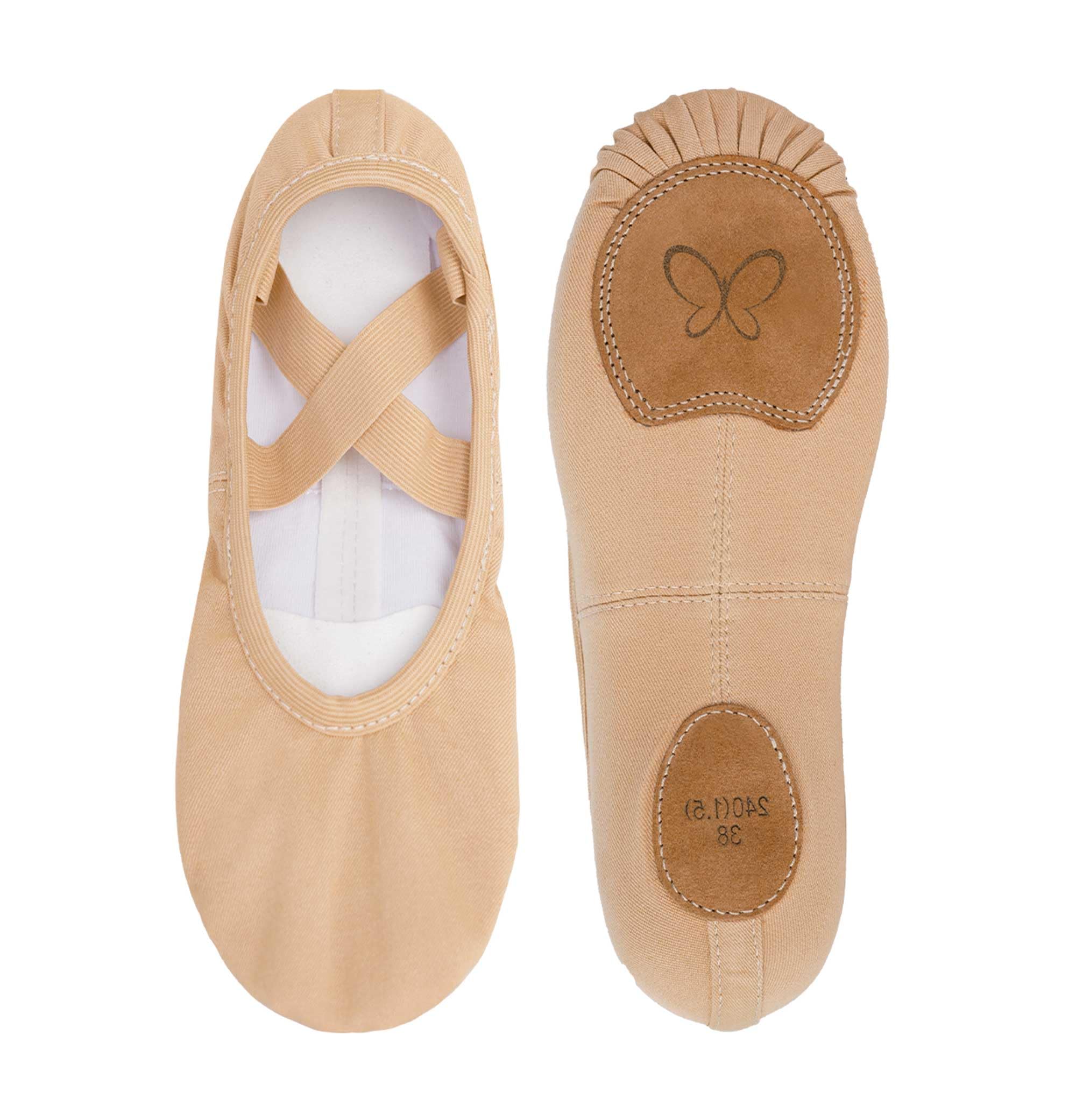 Daydance Cloud Soft 4 Way Elastic Women Ballet Shoes, Women Ballet Slippers for Dance, Gymnastics