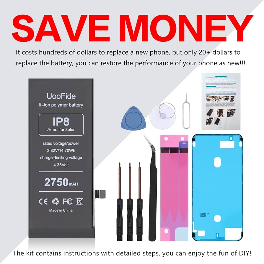 Amazon.com: Upgraded Battery Compatible with iPhone 8 (4.7