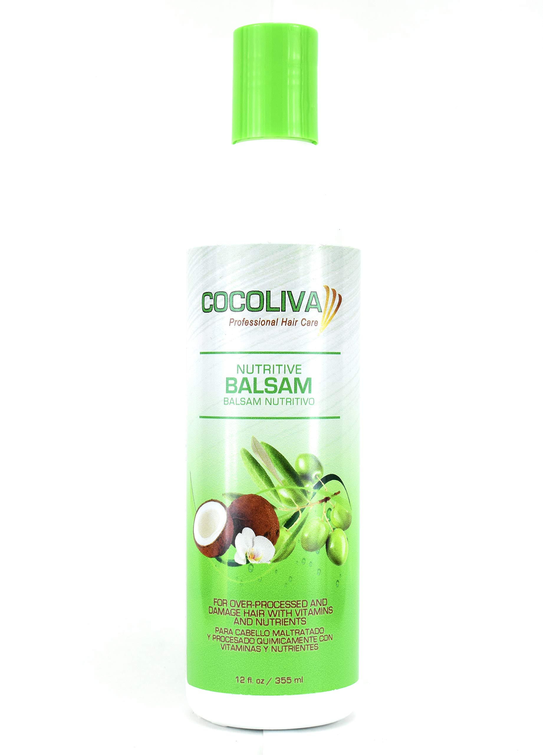 COCOLIVA Nutritive Balsam For Over-Processed and Damaged Hair - VERGARAT (12 Oz)