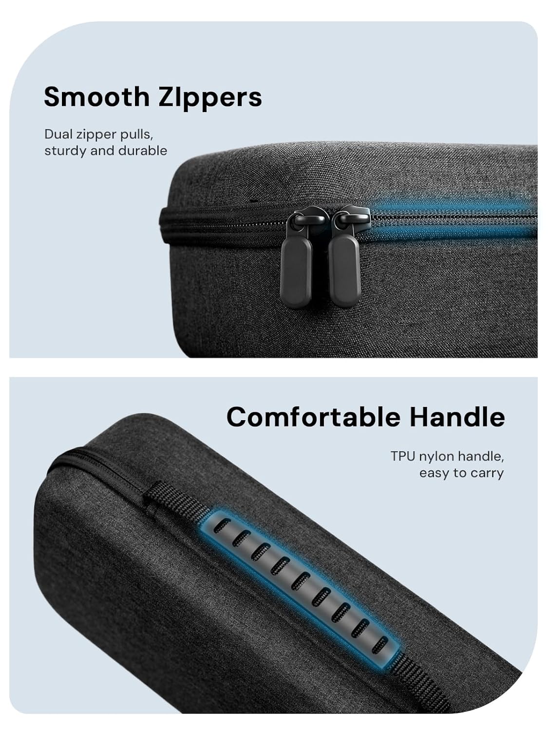 dockteck Carrying Case for ROG Xbox Ally & Xbox Ally X 2025 with 2 Screen Protectors, 4 Thumb Grip Caps, 10 SD Card Slots, Portable Travel Storage Bag for Gaming Console and Accessories