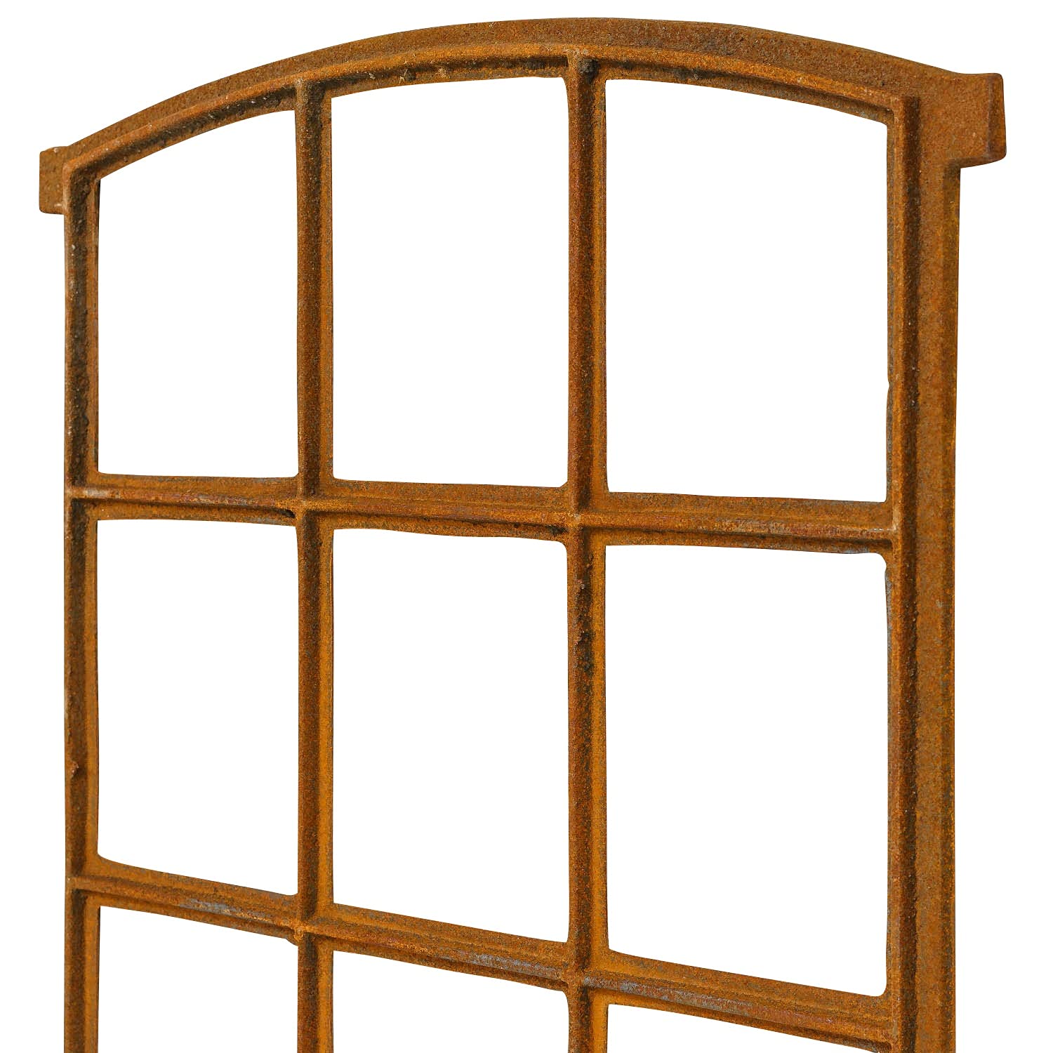 aubaho Stallfenster Scheunenfenster Fenster 12 Felder Eisen 78cm Rost Antik-Stil Eisenfenster Kirchenfenster Sprossenfenster