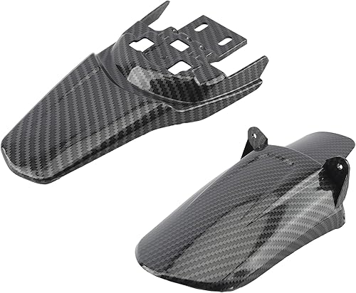 Miniatura 47 de Guardabarros trasero Sur Ron, imitación fibra de carbono Dirt Bike trasero Fender Protectorfor Sur-Ron Light Bee Guardabarros trasero,Guardabarros