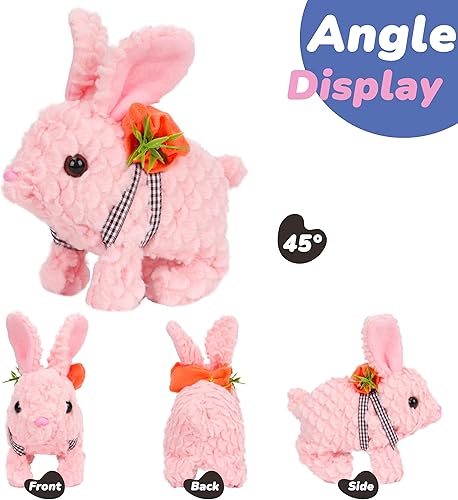 Miniatura 207 de Hopearl - Juguete electrónico interactivo de peluche, mascota con sonidos y movimientos, regalo jirafa animada que camina y mueve la cola