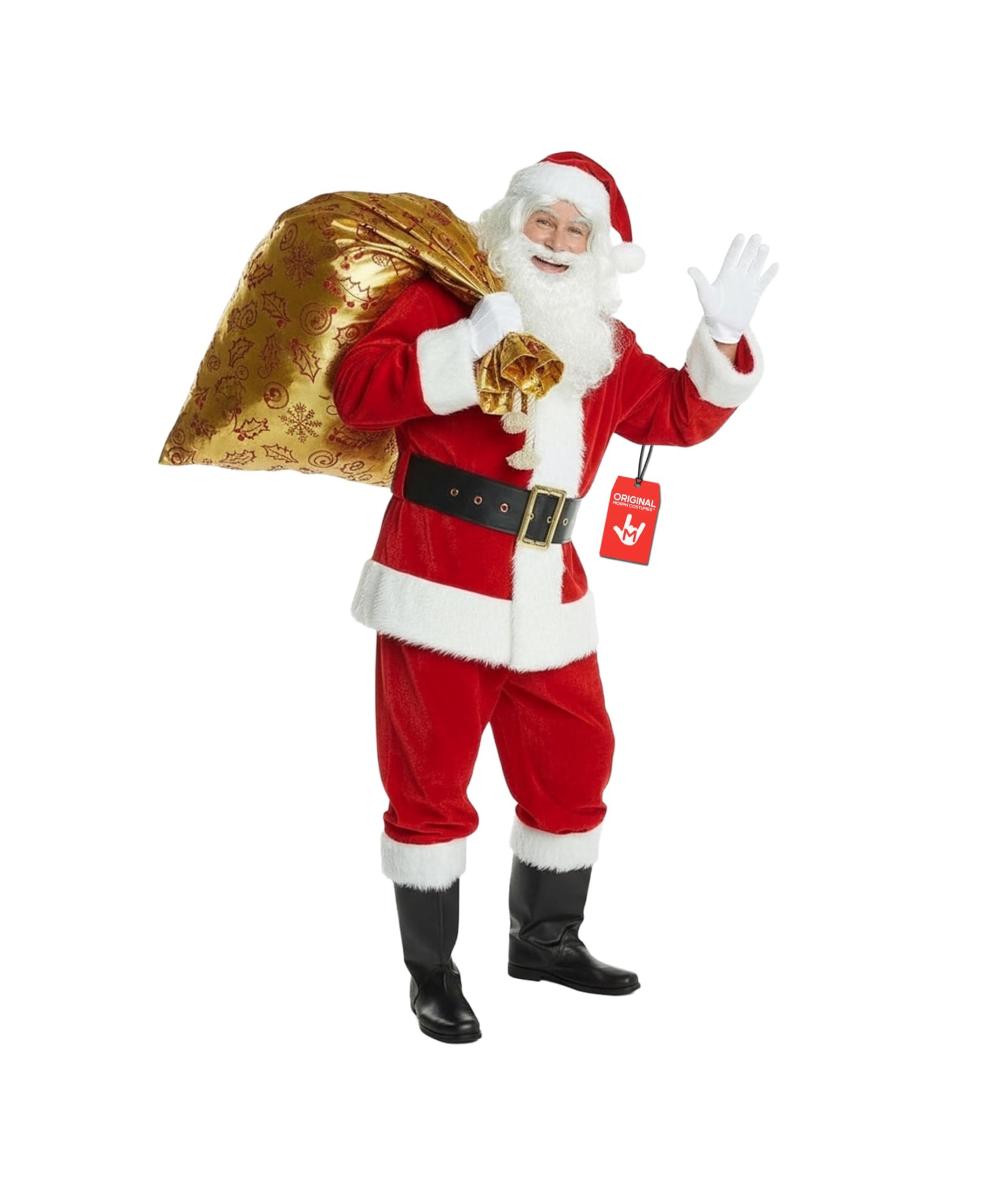 Morph Disfraz Papa Noel Adulto, Disfraz Navidad Halloween Adulto