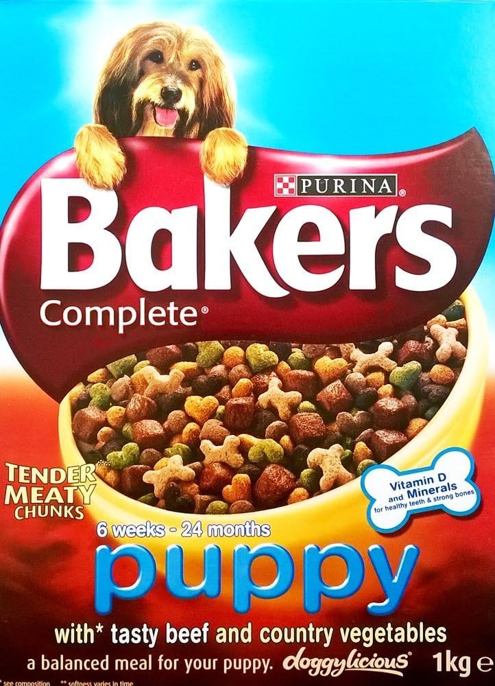 Bakers Puppy Beef & Vegetable 2 x 1kg Amazon.co.uk Pet Supplies