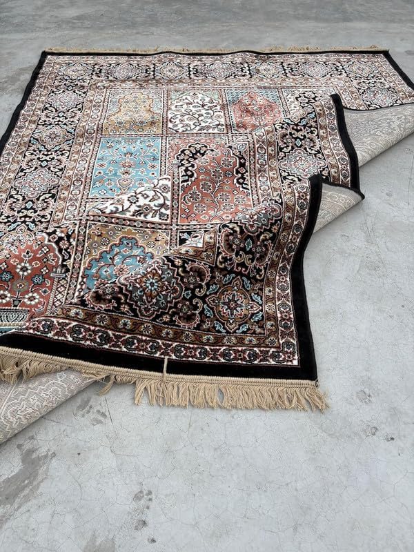 Image of Luxury Silk Carpet 2 x 6 FEET for Living Room or Bedroom, Made with Premium Silk, Perfect for Elegant Interiors Comfort and Timeless Design