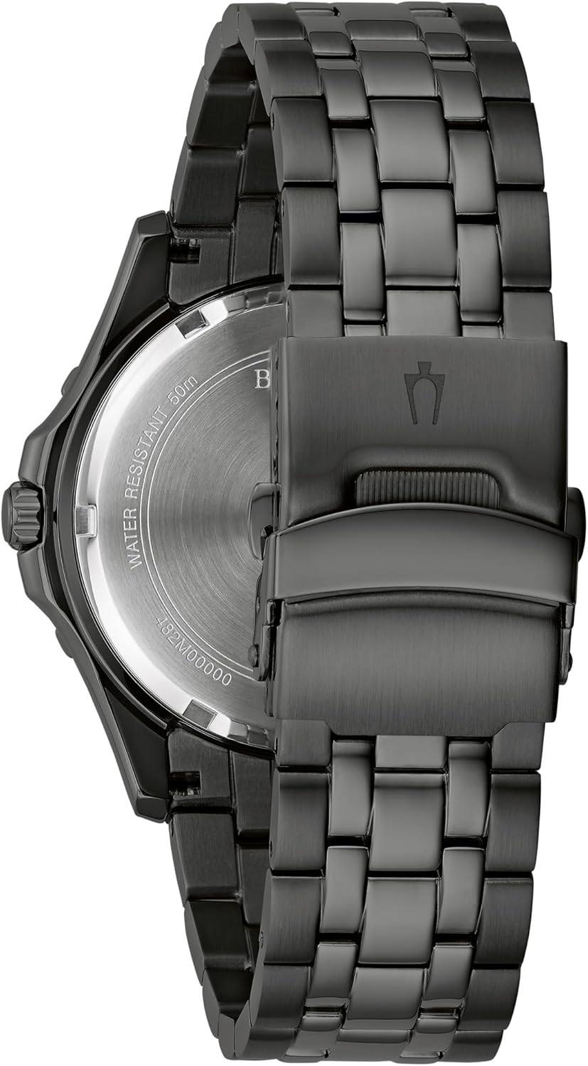 [BULOVA] 腕時計 98B438 メンズ ブラック