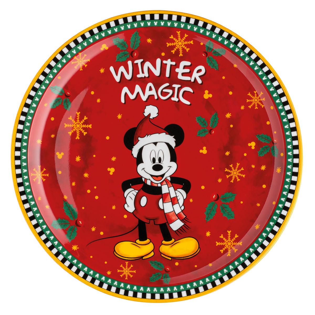 Egan Piatto panettone Winter Magic Minnie Mouse d 31