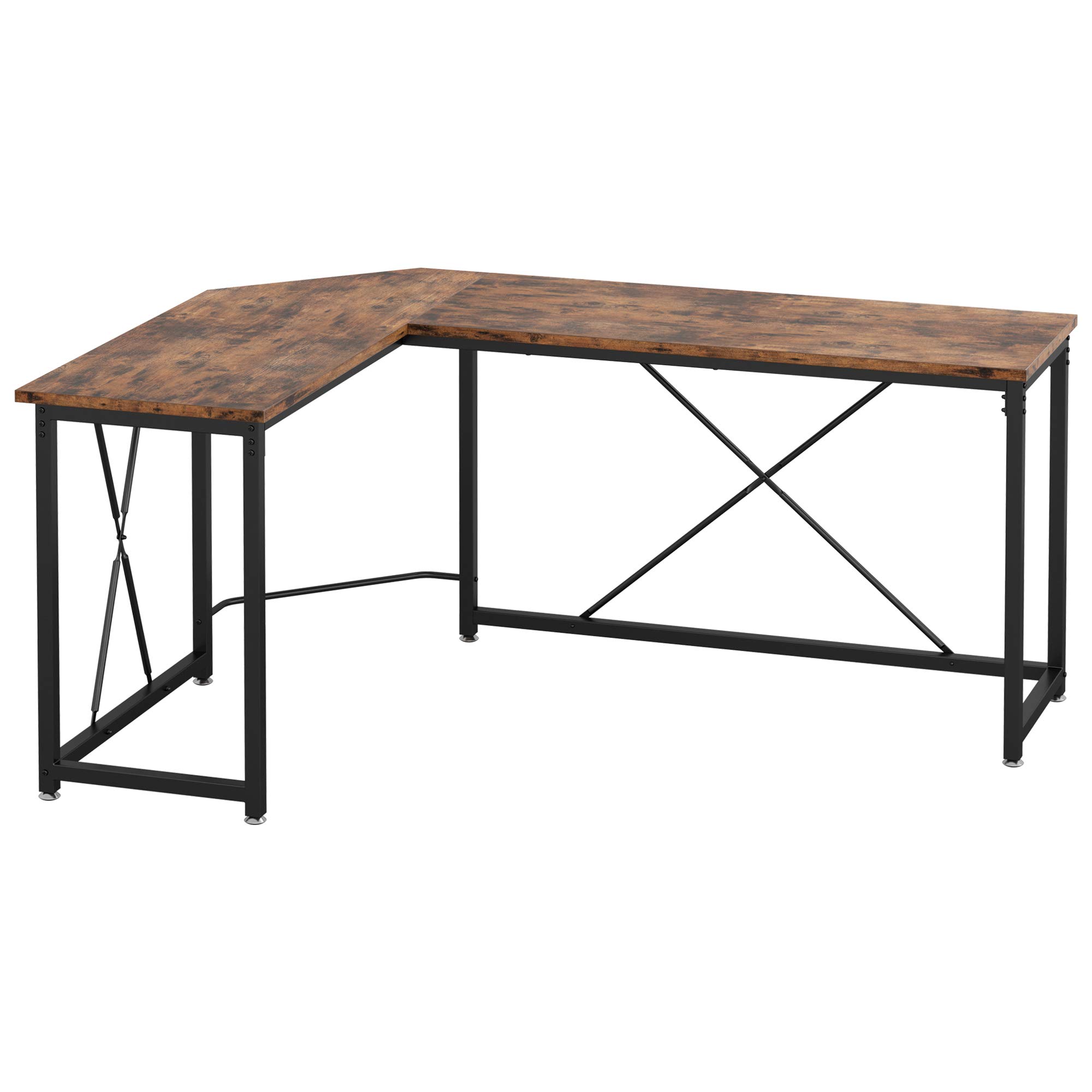 Buy IRONCK LShaped Computer Corner Desk, Industrial LShaped Writing