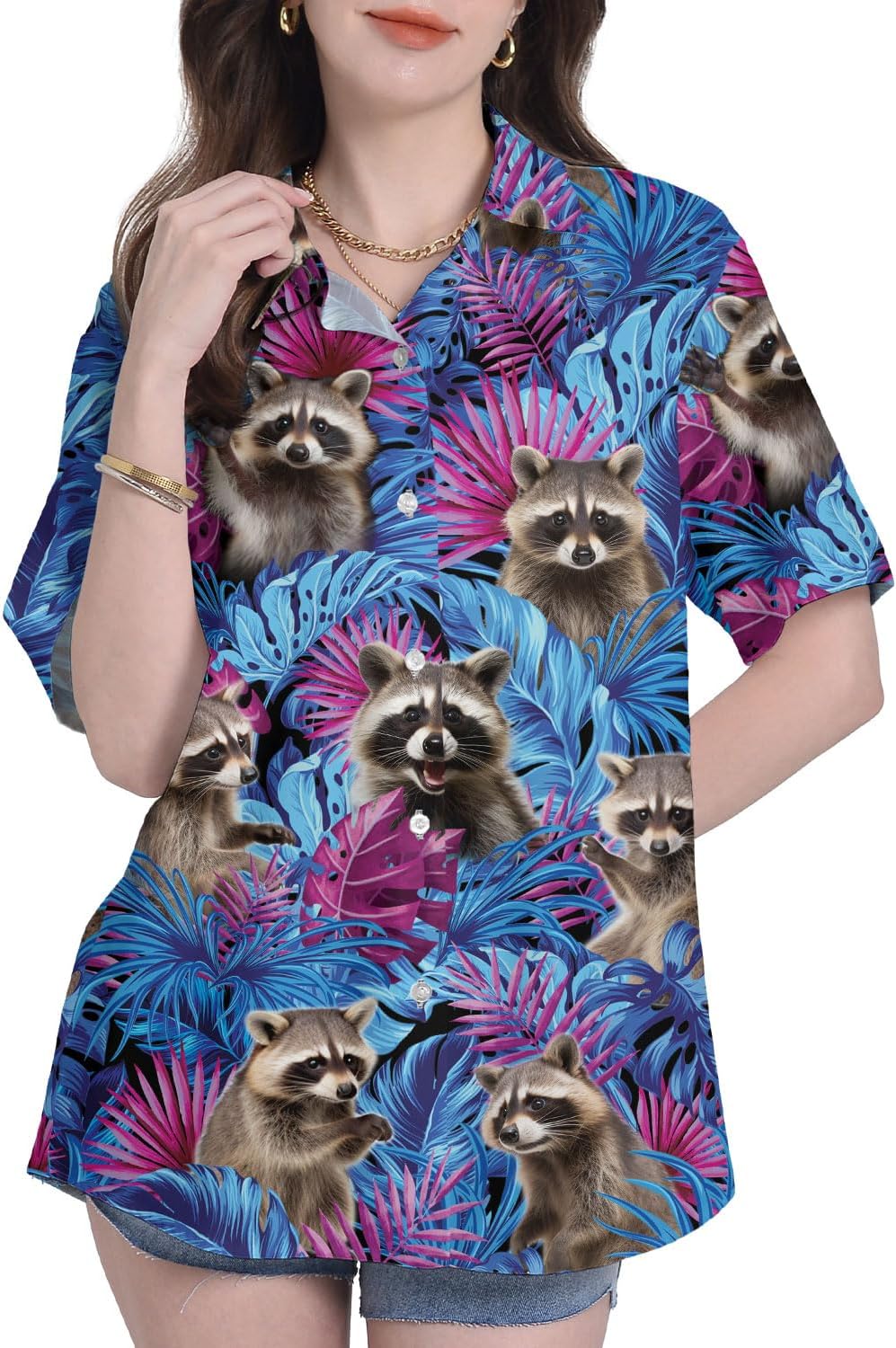 Funny Hawaiian Shirts for Women Gifts for Women Womens Casual Hawaiian Shirt for Women Hawaiian Shirts - Image 2