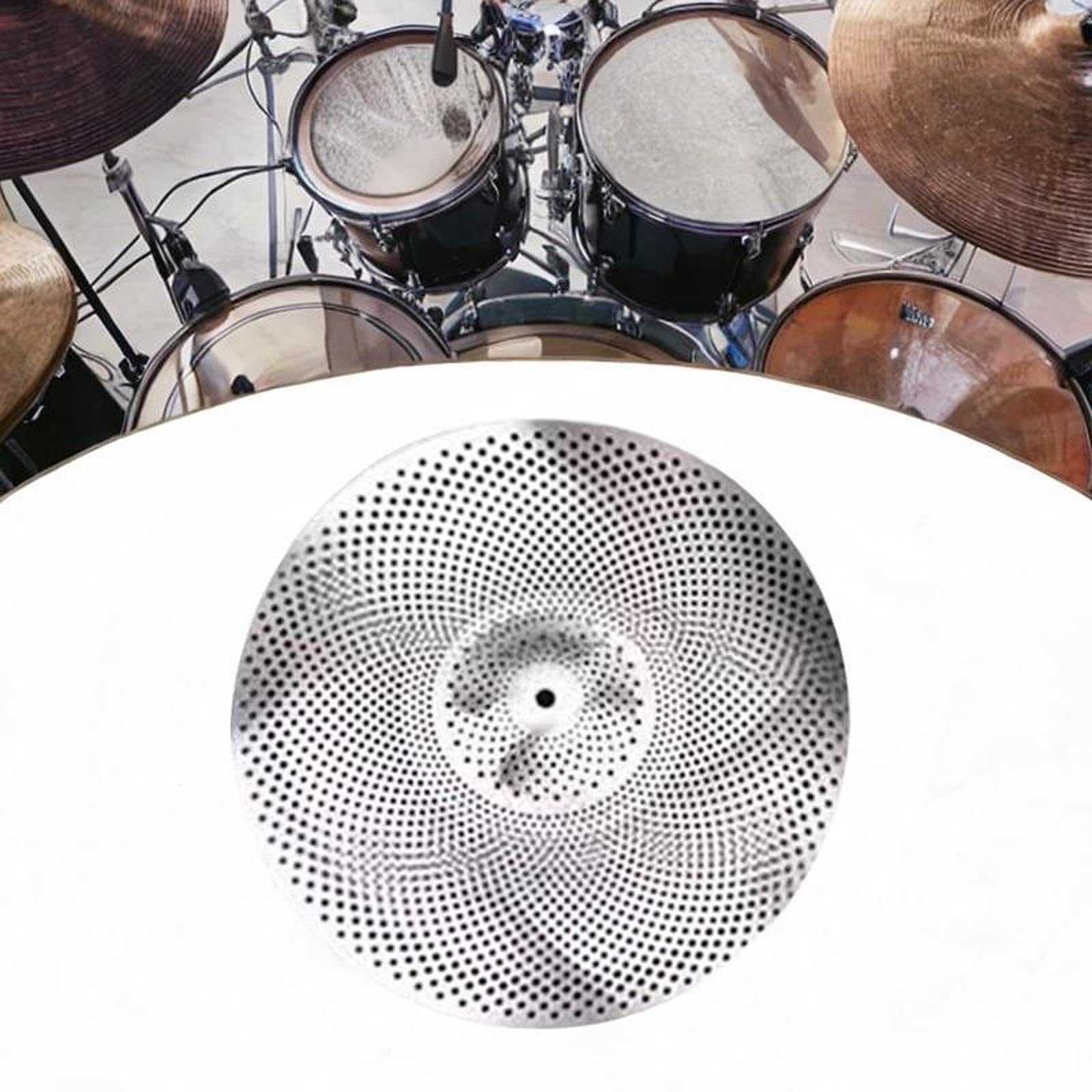 Cymbale Silencieuse de Qualité pour Percussionnistes En Herbe, 14 pouces