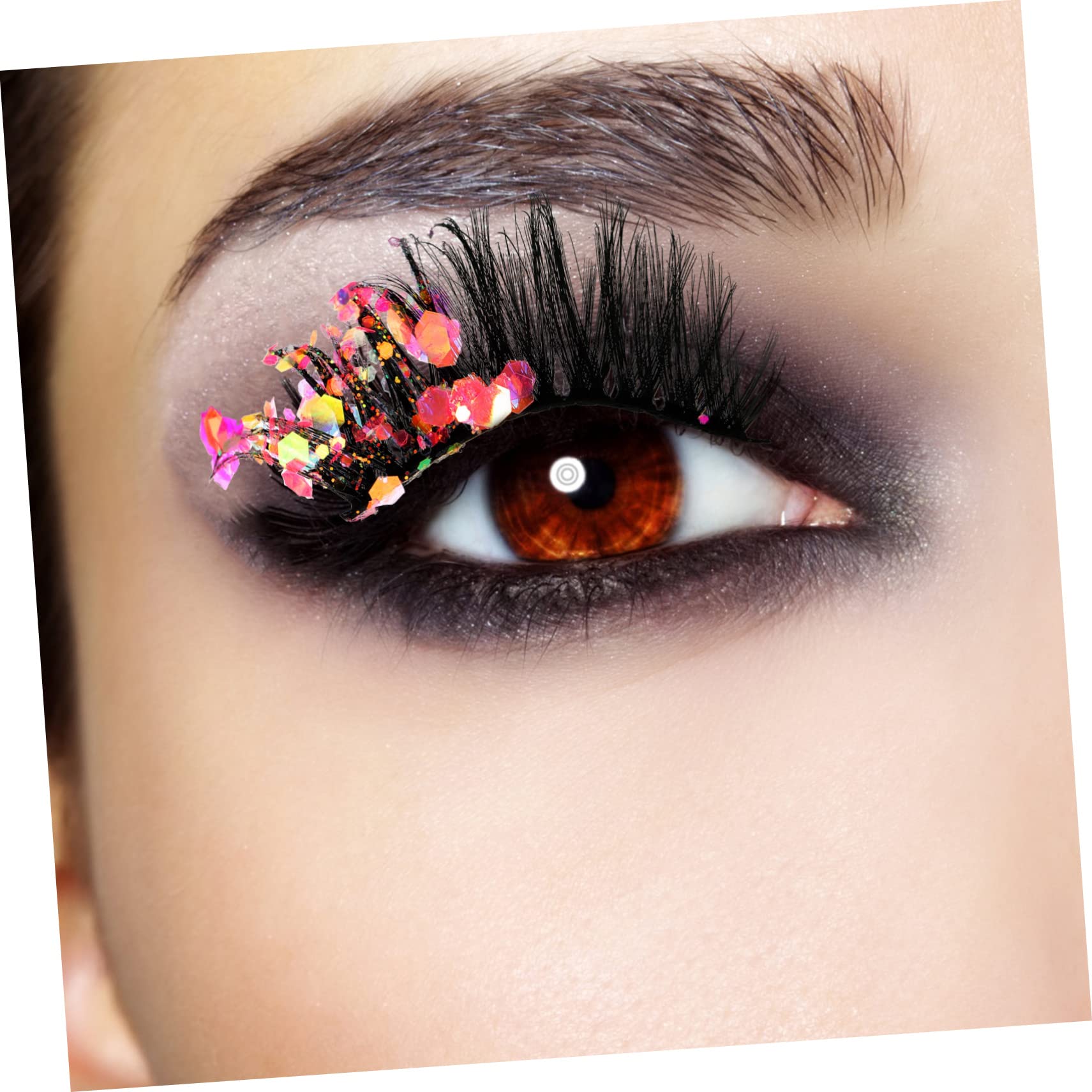 Healeved 12 Paires Faux cils fluorescents fake lashes extensions de cils de couleur faux cils longs faux cils naturel aspect naturel des cils maquillage des cils Fibre de haute qualité