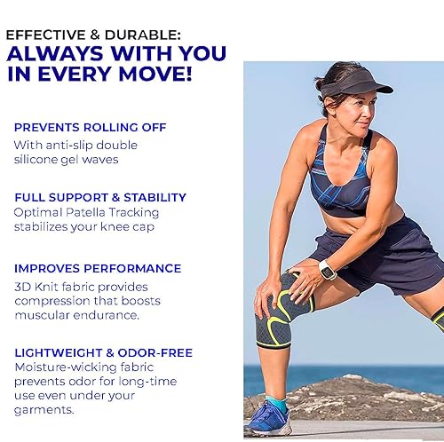 Miniatura 2 de V Brace Rodillera de compresión (S, rosa)