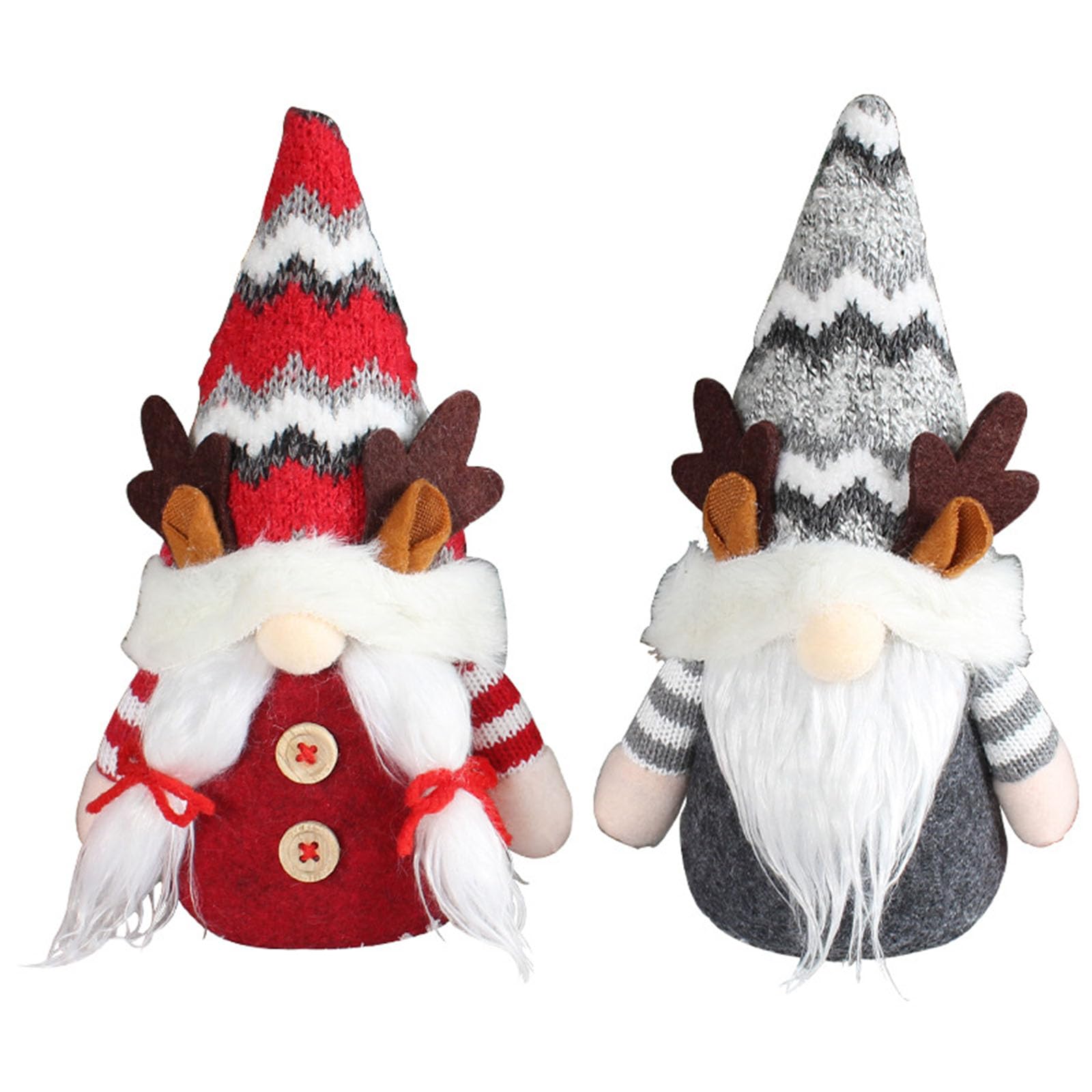 Hmycl 004 2 Pcs Spring Gonks Decorations Gnome, Handmade Scandinavian Christmas Easter Gnomes Ornaments, Lucky Home Holiday Desktop Decoration Gonk Gifts For Adults
