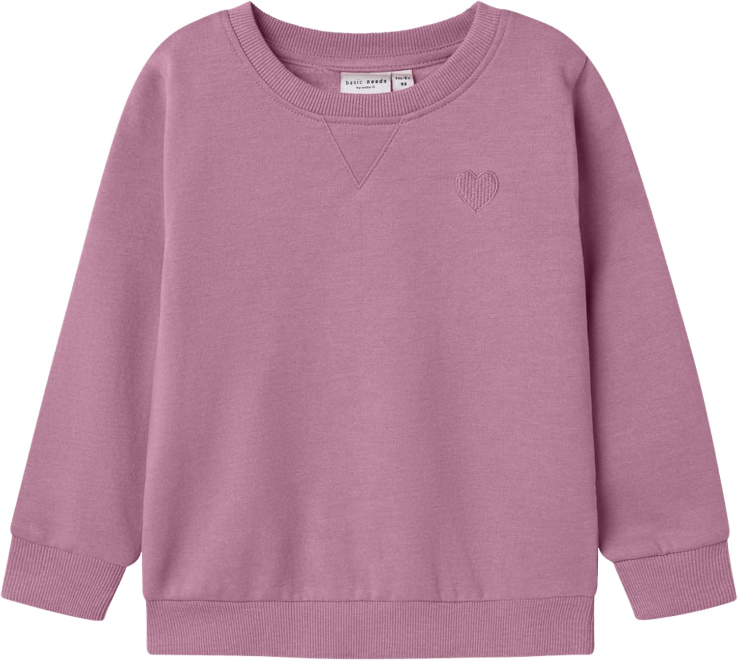 Nmfvima Ls Sweat Bru Noos, Mauve Orchid, 104