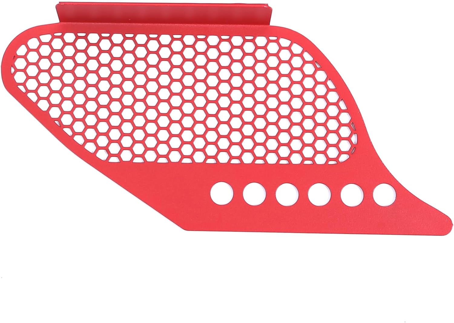 Daeiclru Car Hood Air Vent Cover Compatible with Toyota Tacoma 2024 2025, Hood Air Intake Anti-Blocking Mesh Cover Car Engine Accessories (Red)