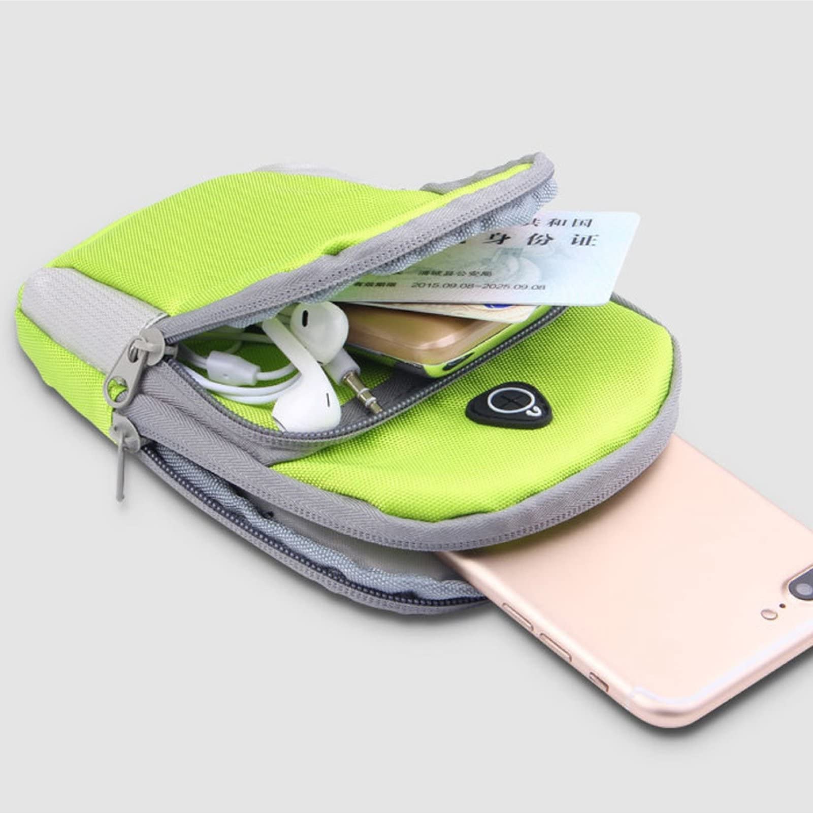 ADITAM Sacs de Course Sports de Plein air Zipper Gym Running Fitness Brassard Sac Pochette pour téléphone 4-6 Pouces Double The Comfort