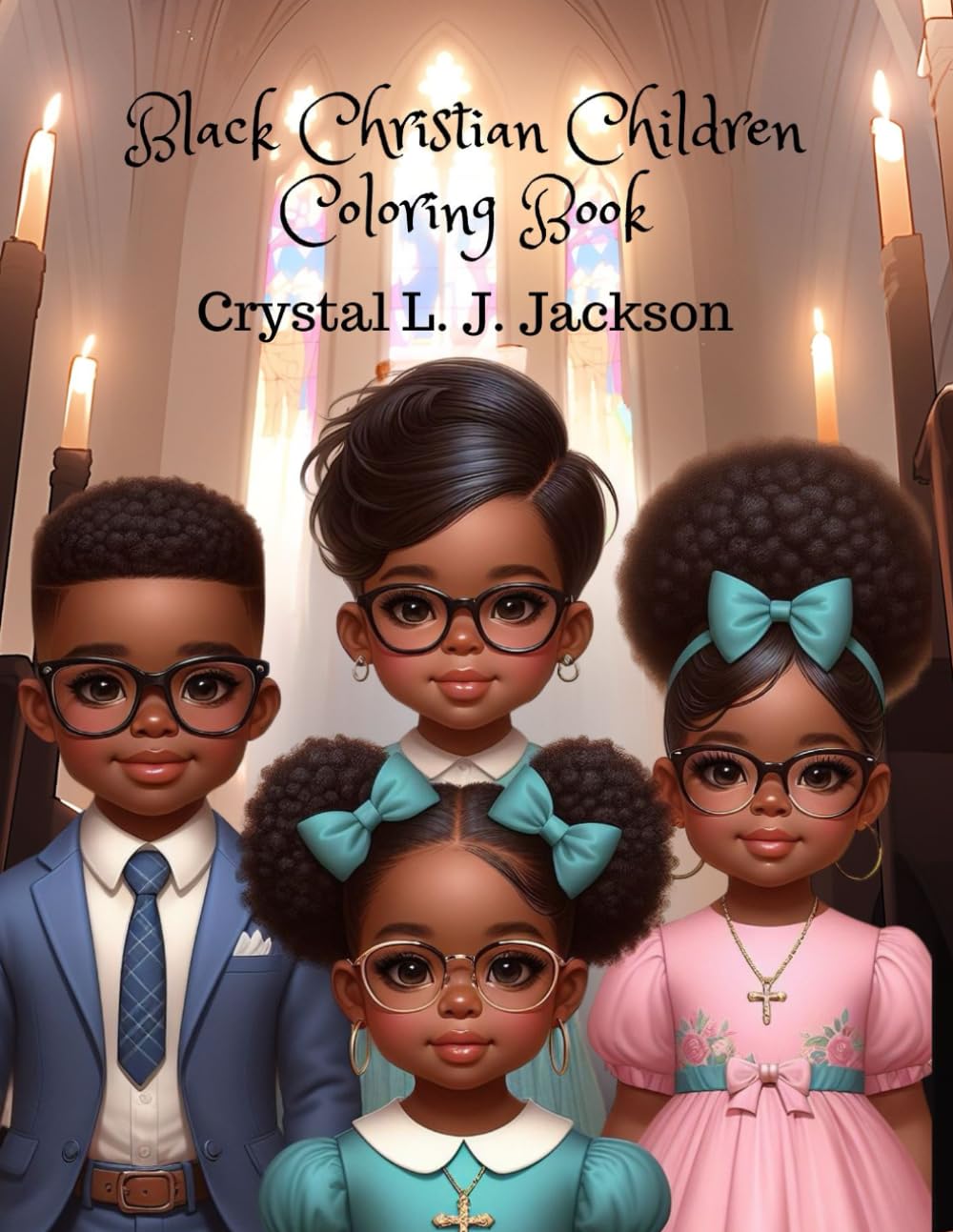 Black Christian Children Coloring Book