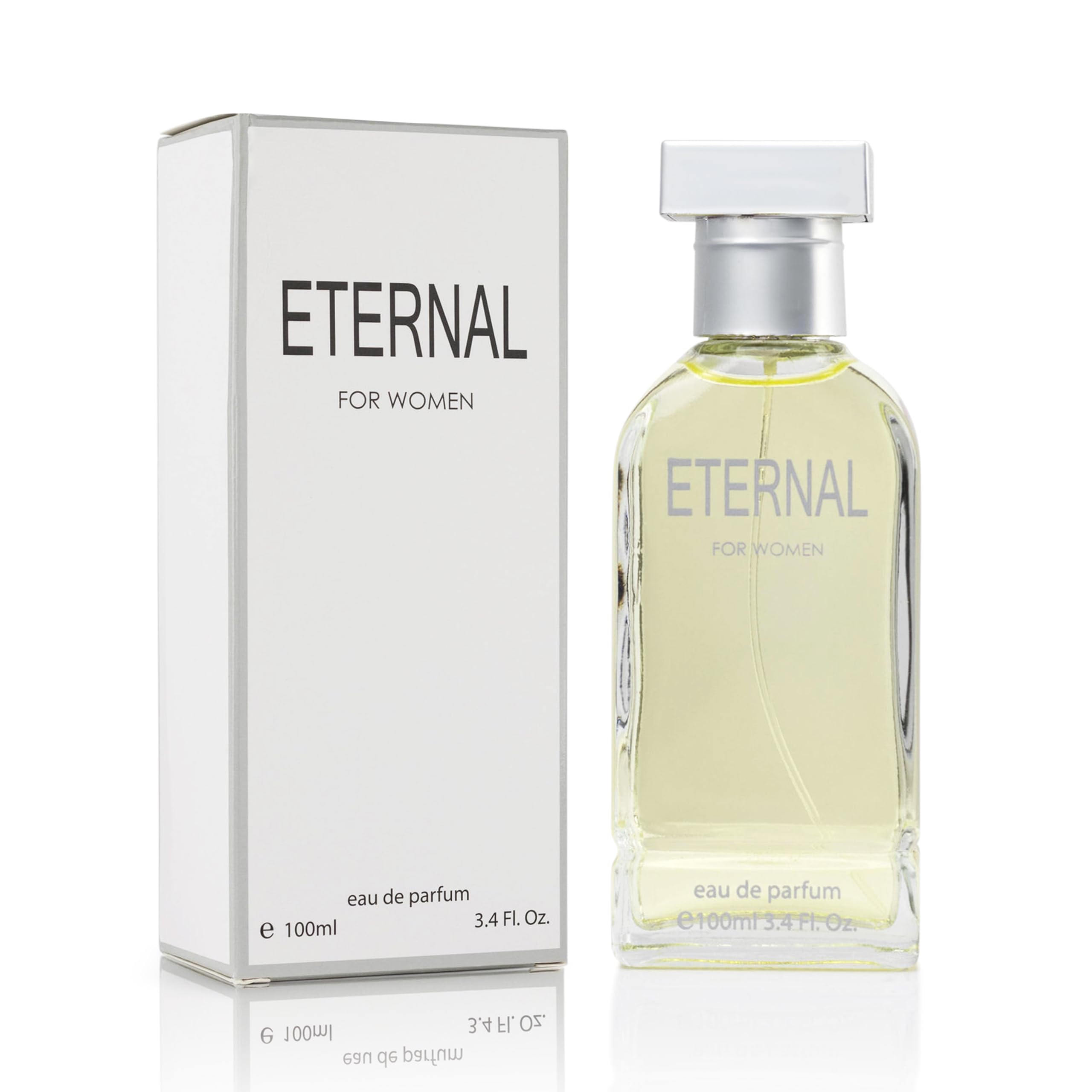 Eternal for Women - 3.4 Fluid Ounce Eau De Parfum Spray Refreshing Mix of Citrus Floral & Musk Fragrances Smell Fresh All Day Long Lovely Gift