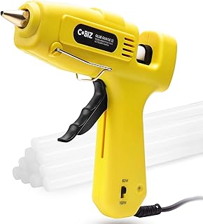 Hot Glue Gun High Temp-Full Size (Not Mini) 60/100W Dual Power Heavy Duty Melt Glue Gun Kit with 12 Pcs Premium Glue Stick...