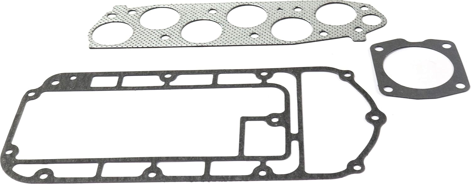 Garage-Pro Intake Plenum Gasket SET Compatible with 2003-2007 Honda Accord, Fits 2005-2010 Honda Odyssey, Fits 2004-2006 Acura TL Upper