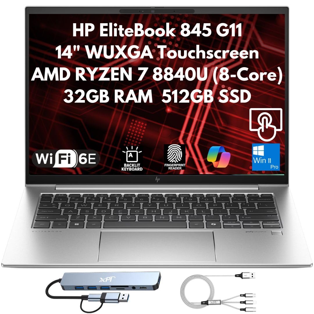Amazon.com: HP EliteBook 845 G11 AI-Ready Business Laptop 2026, 14