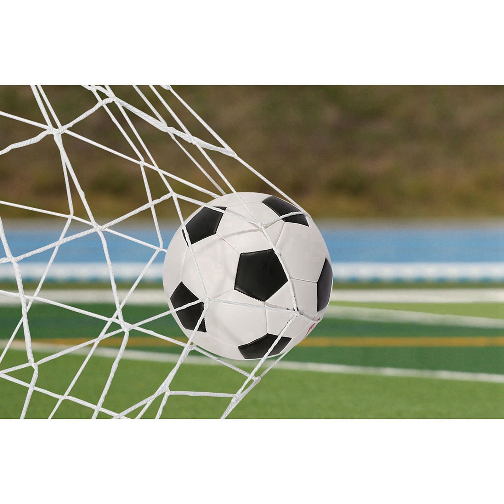 Rete da Calcio, Rete da Calcio Sportiva in Fibra di Polipropilene, Rete di Ricambio per Pali da Calcio, Rete da Calcio per Bambini per Rete di Ricambio e Cinghie per Porte da Calcio