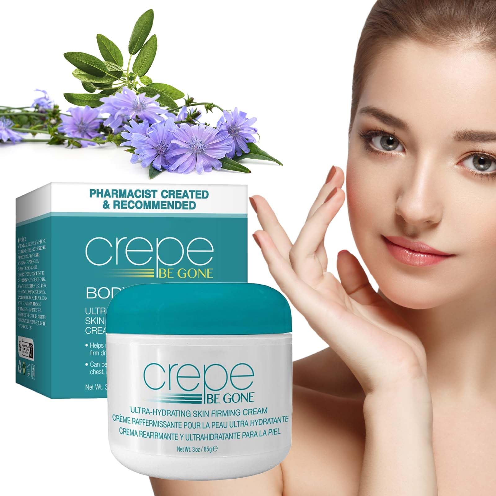 Body Souffle 85g Firming Neck Cream Ultra Hydrating Crepe Skin Firming Cream Body Souffle for Women Deeply Moisturizing Suitable for Neck Chest