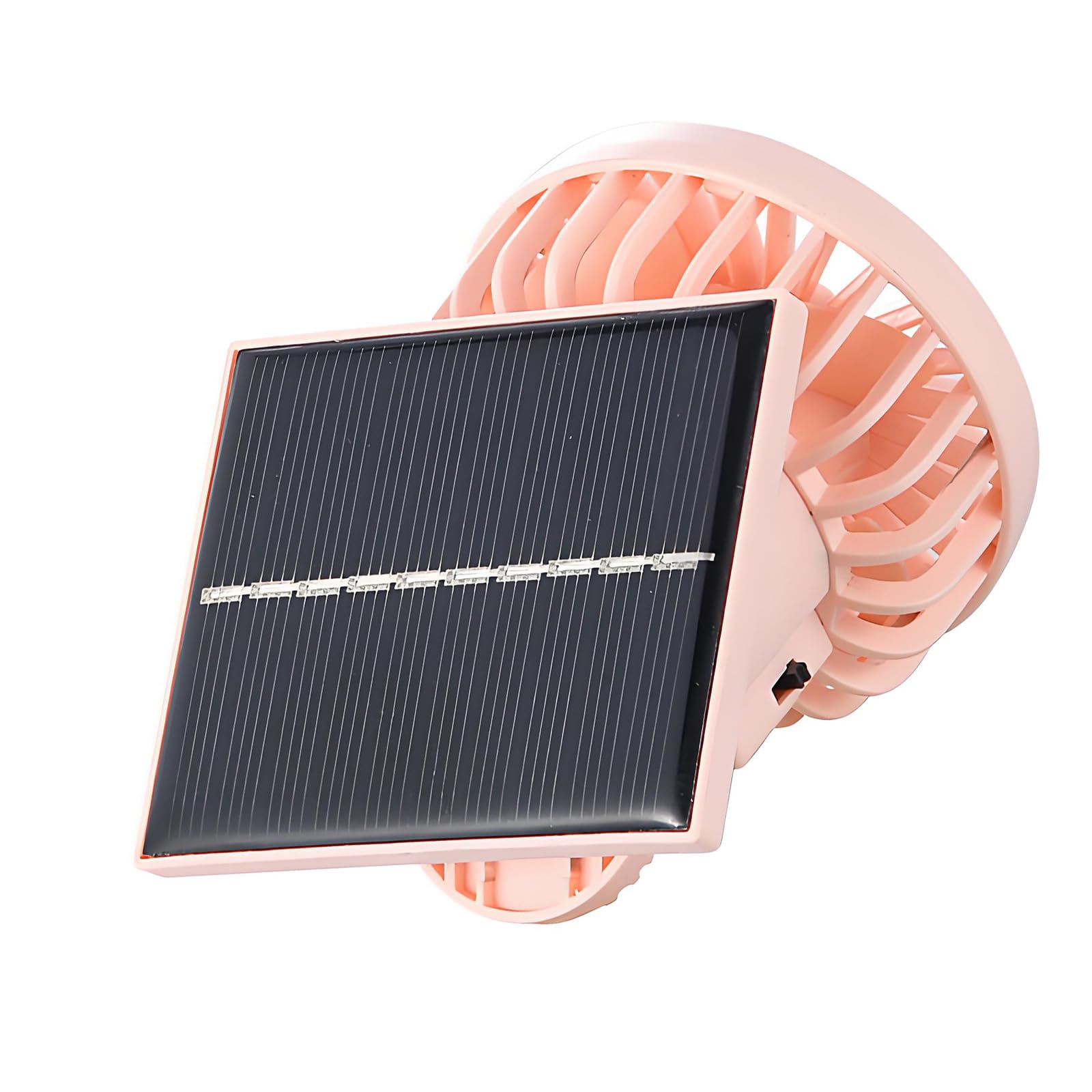 NMFLAB Solar Portable Clip-on Fan USB Rechargeable 3 Speed for Outdoor Hiking Camping Usb Rechargeable Fan