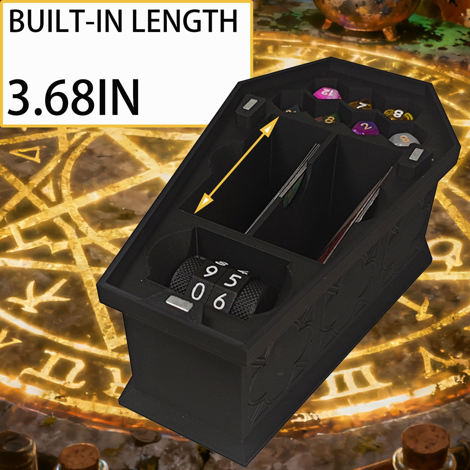 Amazon.com: TCGADVN Premium Coffin Deck Box for MTG Commander, Vampire Edgar  Markov Deck Box with Dice Storage & Life Counter, Holds 100 3.68 in Long  Cards with Sleeve : Toys & Games