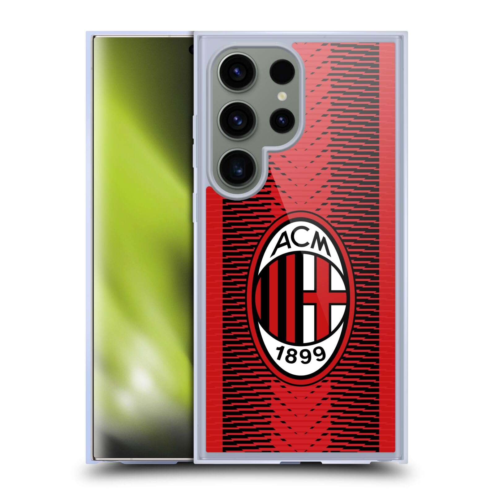 Coque AC Milan S24 Ultra compatible MagSafe avec protection militaire shockproof