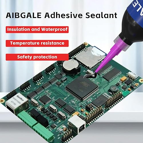 Miniatura 3 de RTV - Sellador adhesivo de silicona 100% negro, sellador aislante de silicona impermeable para parabrisas, puertas, placas de circuito, sensores,