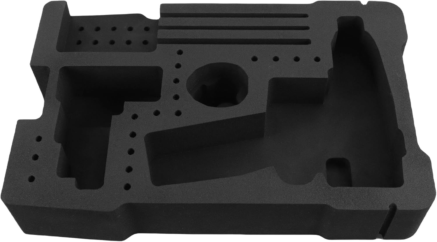 EVA Liner Organizer Compatible with 8435 Series Tool Box, Precision-Cut Insert Fit for 3404 Series Tools 1/2" Drill Driver & Accessories (Black)