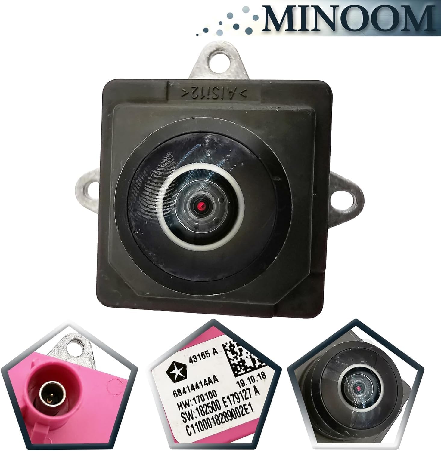 68414414AA Rear View Backup Parking Reversing Aid Camera Replacement for Ram 1500 3.0L 3.6L V6, 5.7L 6.2L V8 Part No.#CH1960131丨68322864AF