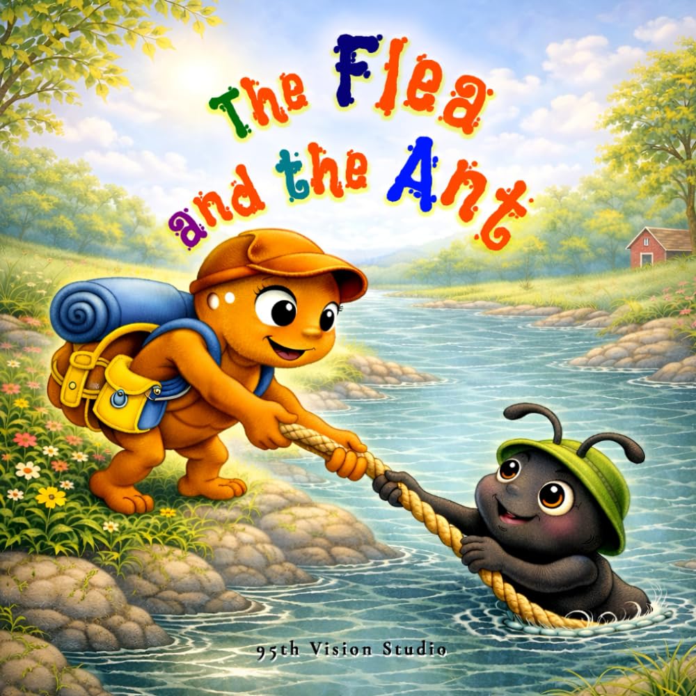The Flea and the Ant: A Sweet Illustrated Children’s Story About Friendship, Kindness, Problem Solving, and Perseverance (Ages 4–8)