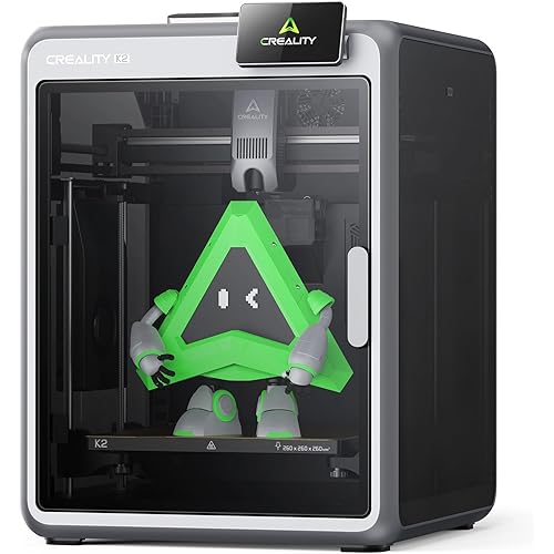 Creality K2 3D Printer, Multicolor Printing High-Speed 600mm/s, Auto Leveling with Smart AI Camera, Rock-Solid Frame, Direct Drive Extruder, Quiet Printing, Build Volume 260 * 260 * 260mm