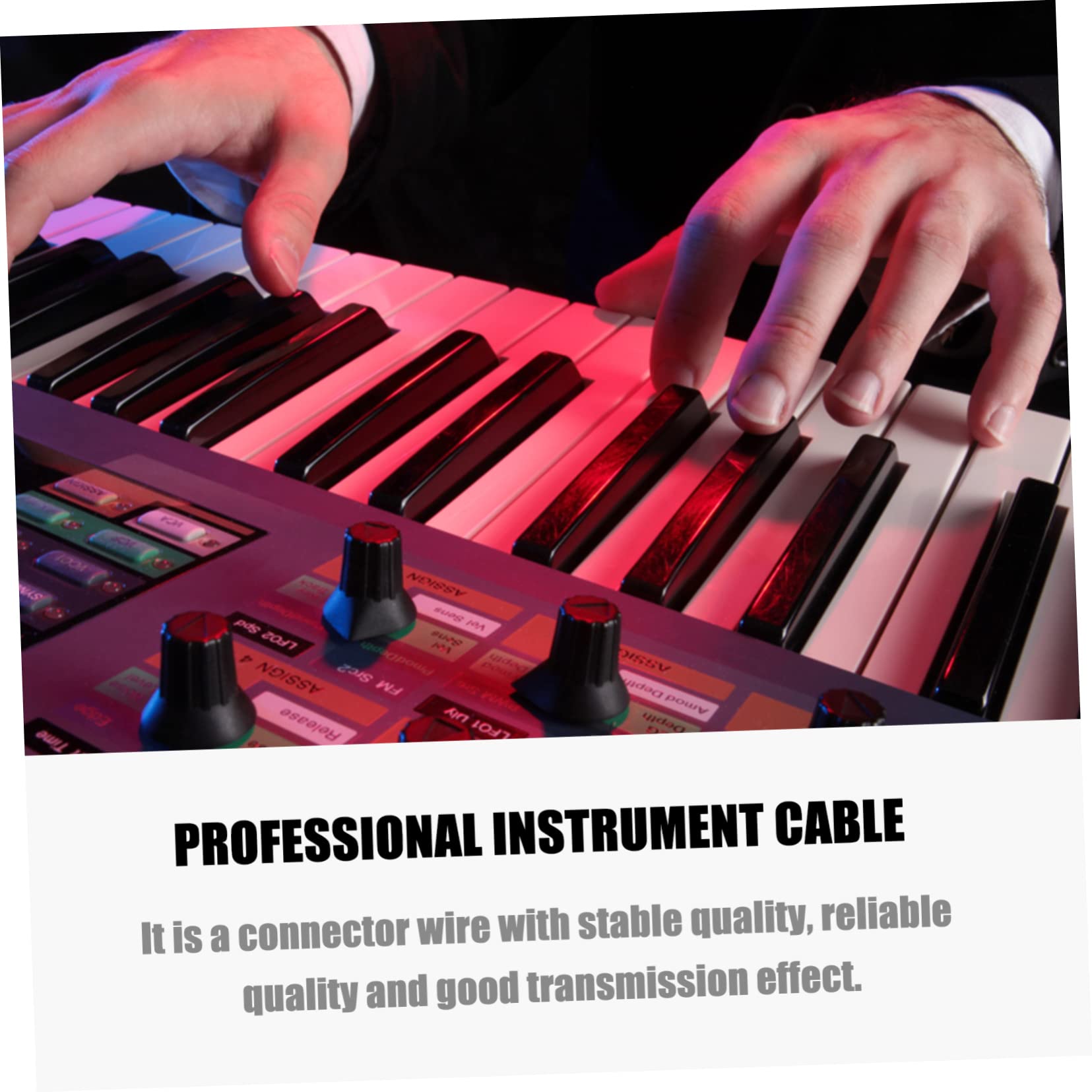 Levemolo Midi Adapter Cord 5-core Midi Connection Cable for Keyboard Drum Recording