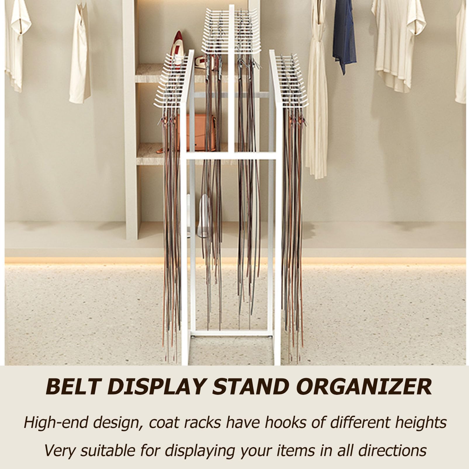 Cintura da pavimento Multifunctal Belt nizer Rack per gli uomini Commerciale Dilay nd per Bel Cravatte Sciarpe & Sh Sto Sot per Chiudere