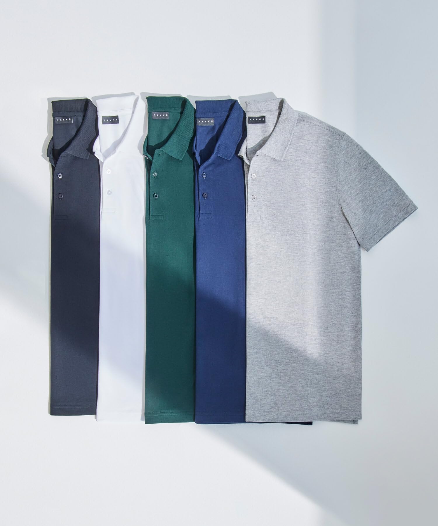 FALKE Herren Basic Polo Shirt Piqué M Pl Baumwolle Weich Hautfreundlich 1 Stück Polohemd (1er Pack)