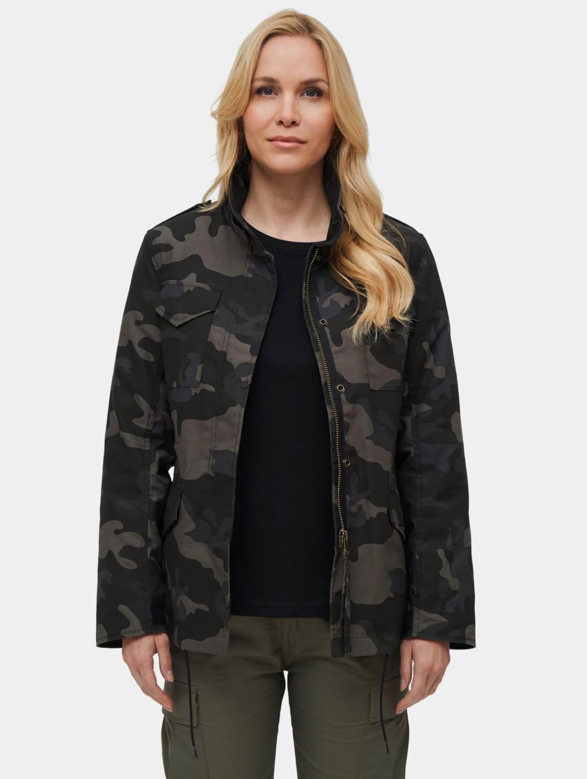 Brandit Ladies M65 Jacket Donna Giacca di mezza stagione nero